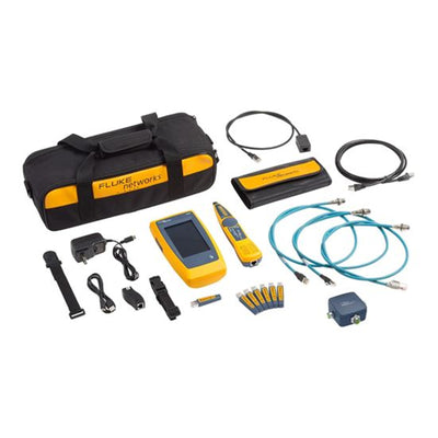 FLUKE LinkIQ Cable Network Tester Kit. Intellitone Probe Remote IDs 1-7 Cat6a