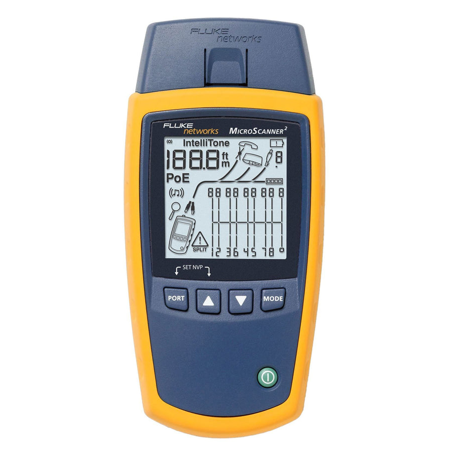 FLUKE MicroScanner2 Kit Professional Cable Verifier. Remote Identifiers #2-7