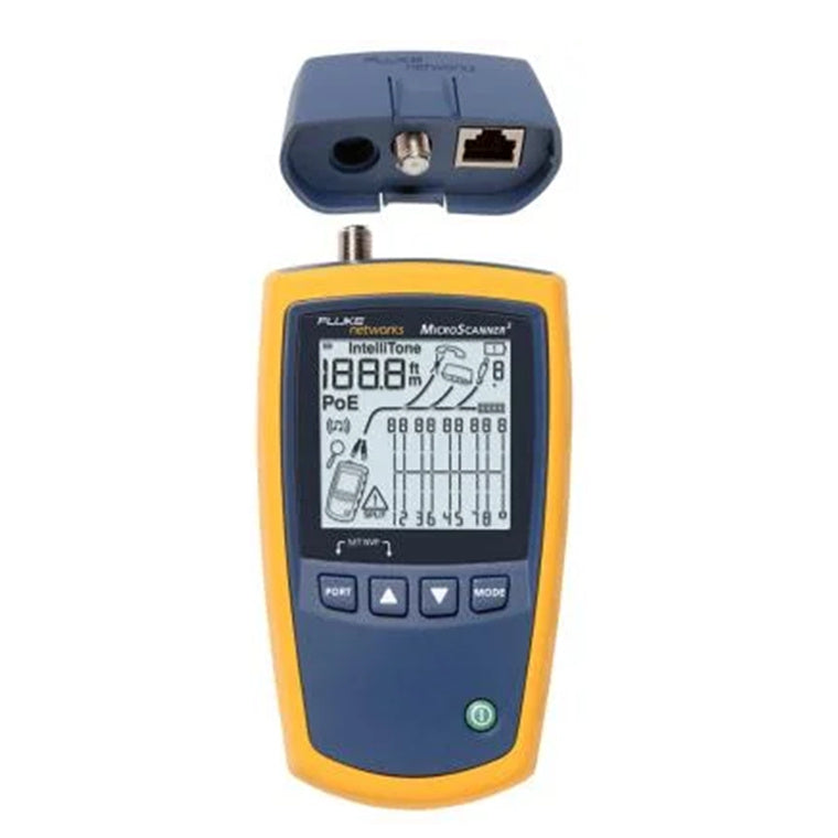 FLUKE MicroScanner2 Kit Professional Cable Verifier. Remote Identifiers #2-7