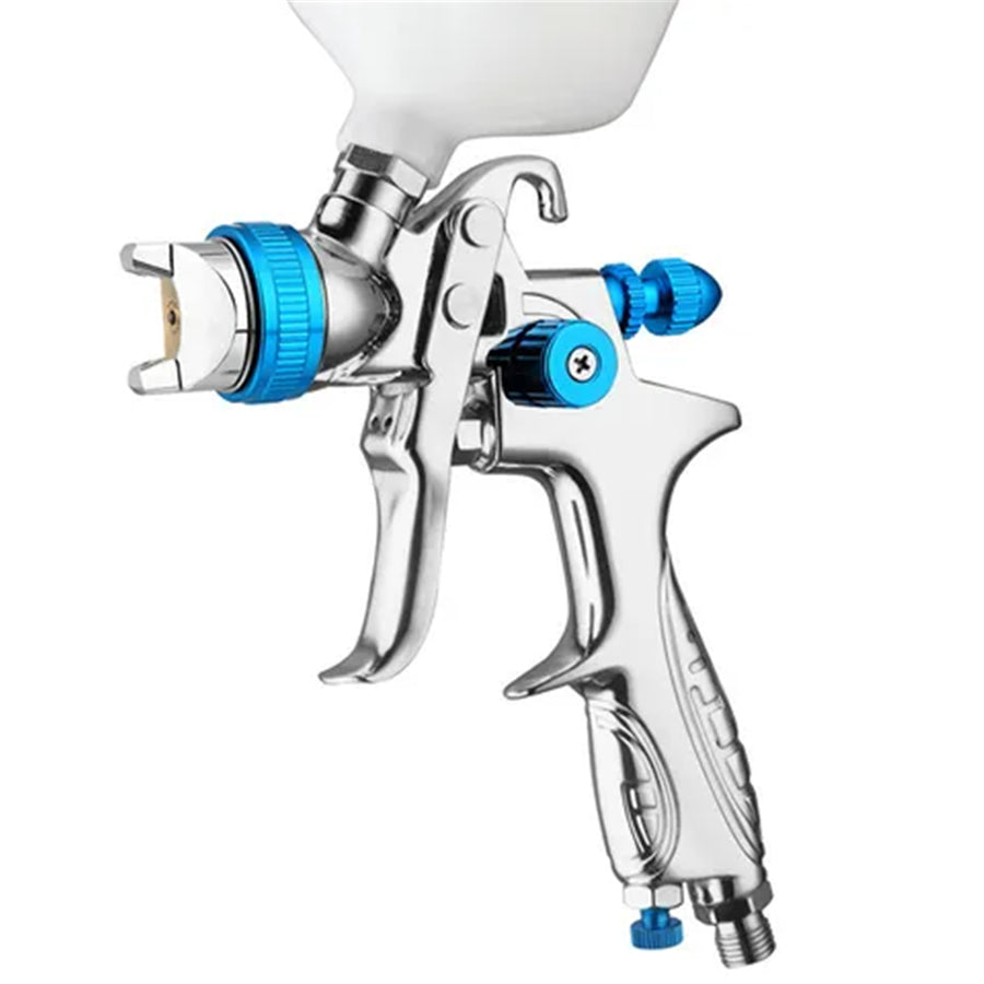 FM.M3000-1.4MM - FORMULA GRAVITY SPRAY GUN 1.4MM WITH 600ML POT BLUE
