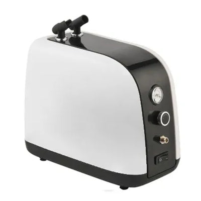 FM.ABC-1/6HP - FORMULA AIRBRUSH COMPRESSOR 1/6HP WITH REGULATOR 0.4L TANK  WHITE