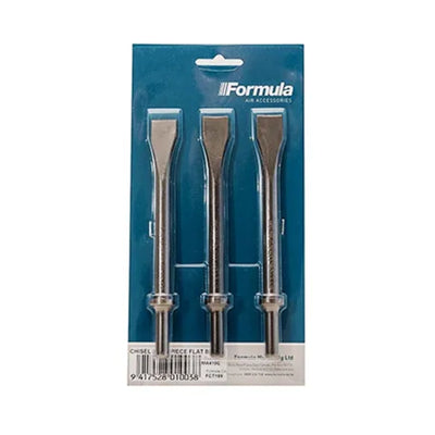 FCT199-FLAT-BLADE - FORMULA CHISEL SET 20MM FLAT BLADE FOR AIR HAMMER 3 PIECE