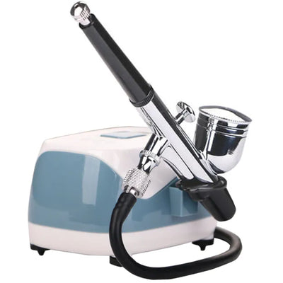 FM.ABK-20B - FORMULA AIRBRUSH COMPRESSOR BLUE WITH 0.3MM AIRBRUSH
