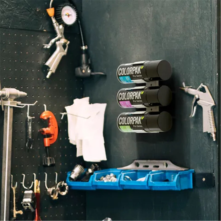 AEROHOLD-3 - FORMULA AEROSOL CAN WALL HOLDER - HOLDS 3 CANS
