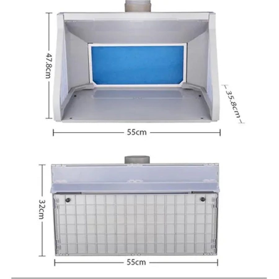 FM.ACC-BOOTH-L - FORMULA AIRBRUSH LARGE SPRAY BOOTH WITH LIGHTS AND EXHAUST