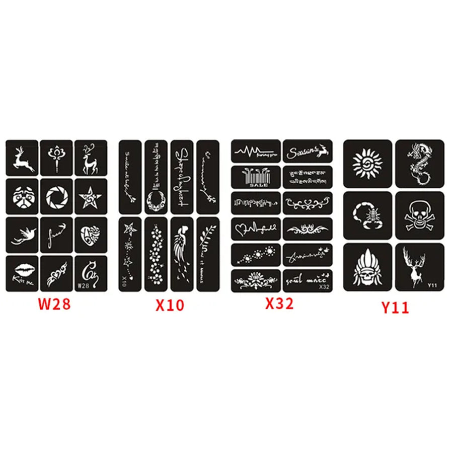 FM.ACC-STENCILBOOK - FORMULA AIRBRUSH WASSERFESTES SCHABLONENBUCH 20 SEITEN