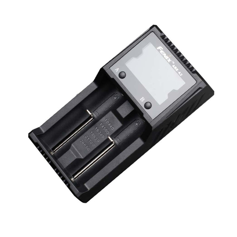Fenix Battery Charger ARE-A2 Dual Channel Charger Li-ion and Ni-MH / Ni-Cd Charger Support Lots of Rechargeable Batteries on Market
