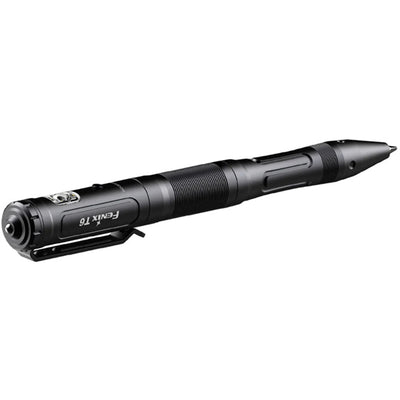 Fenix Tactical & EDC Flashlight T6 Rechargeable LED Pen Black, Penlight / Torch, Max 80 Lumens, Powered by Build-in 100mAH Li-ion Battery & USB-C Charging Port - EDC Designed, Personal Defense, Charging Cable is Included