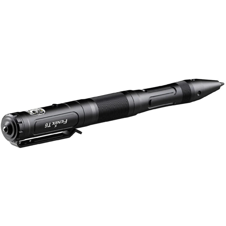 Fenix Tactical & EDC Flashlight T6 Rechargeable LED Pen Black, Penlight / Torch, Max 80 Lumens, Powered by Build-in 100mAH Li-ion Battery & USB-C Charging Port - EDC Designed, Personal Defense, Charging Cable is Included