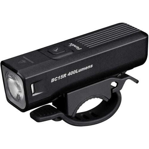 Fenix Bicycle LED Light BC15R Rechargeable Bike Light Max 400 Lumens & 78m Beam Distance - Powered by 1x 18650 Built-in 2600mAh Battery - Operation With a Single Switch - Compatible With Fenix Bicycle Light Helmet Holder & Bicycle Light