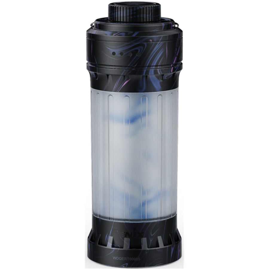 Fenix Camping Lantern CL22R Lightweight LED Lantern MAX 500 Lumens, Polar Night Black 360° Lighting Mode, RGB Atmosphere Lights, Build-In 2600mAh Battery, Runtime Up to 200 Hours, 2 Years Warranty!