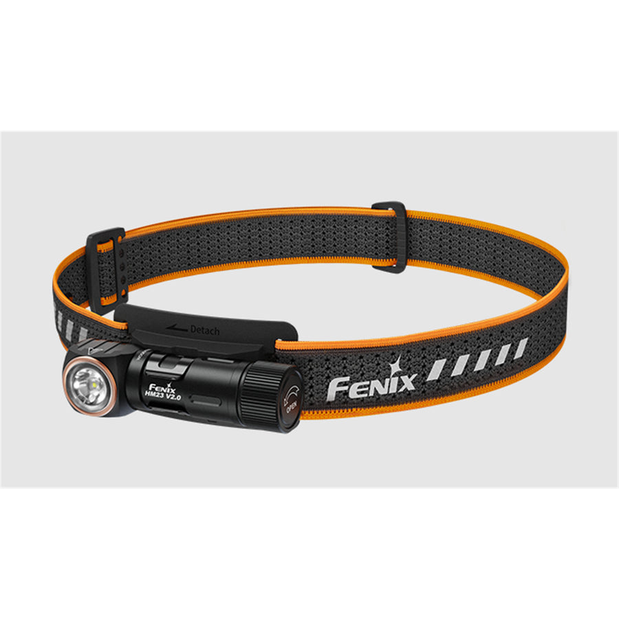 Fenix Camping & Hiking HM23 V2.0 Running Headlamp Max 300 Lumens, Powered by 1 x AA Battery (incl) or 1.5V 14500 Rechargeable Battery (NOT incl) - Lightweight - Compact - Large Side Switch - 5 Years Free Repair Warranty