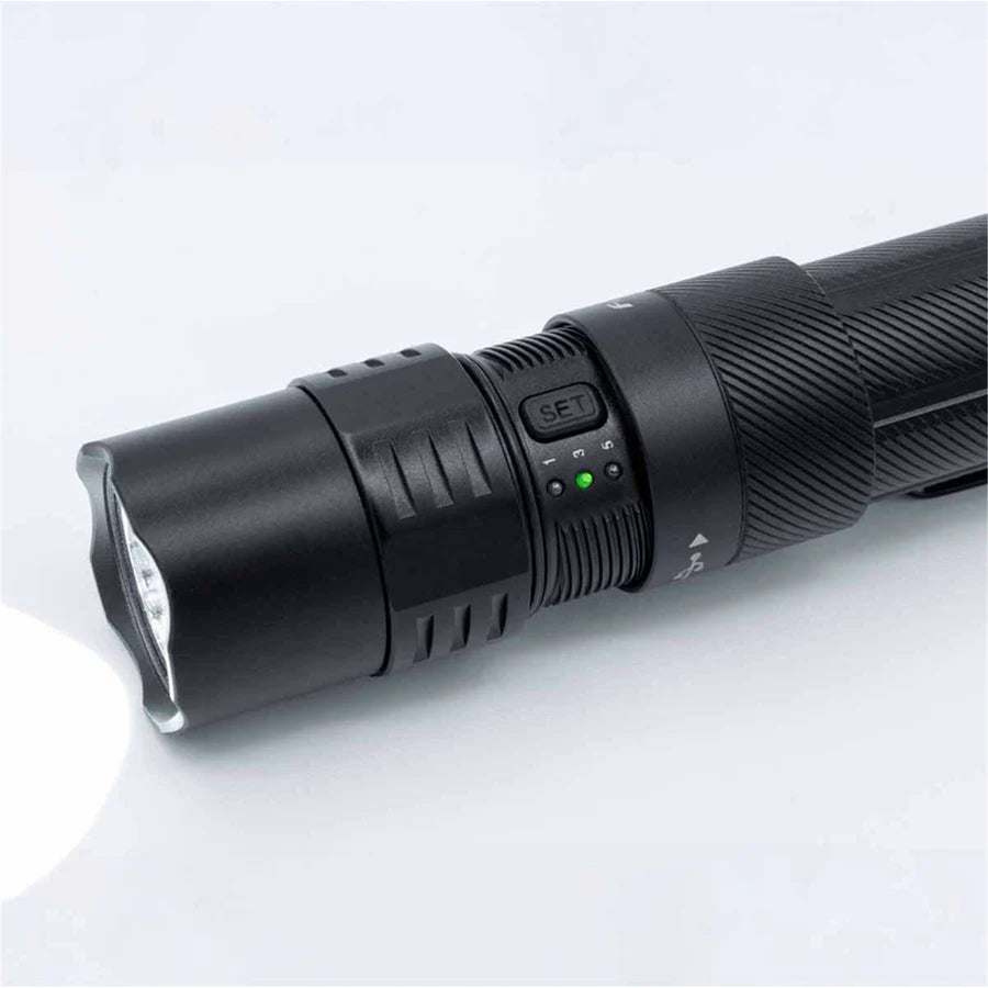 Fenix Tactical & Ourdoor Flashlights PD35R ACE High-Powered LED Torch Max 2,000 Lumens, Head: 1.04" (26.5mm), Max 380m Beam Distance, Powered by 1 x 18650 4,000 mAH Li-ion Rechargeable Battery Included, Build-In USB-C Charging Port, 5-Years