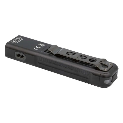 Fenix Every Day Carry E06R PRO Dual-Control Triple-Light Source LED Flashlight (Black) 1600 Lumen, 160m, IP66, 1650mah Internal Battery, USB- C Charging,
