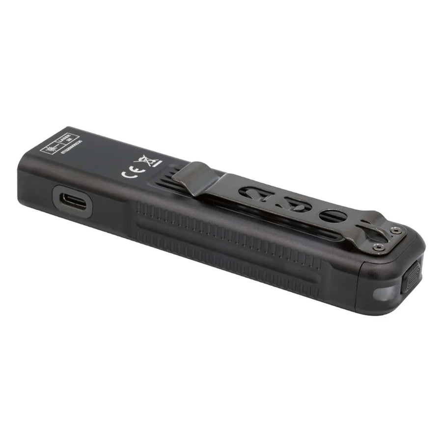 Fenix Every Day Carry E06R PRO Dual-Control Triple-Light Source LED Flashlight (Black) 1600 Lumen, 160m, IP66, 1650mah Internal Battery, USB- C Charging,