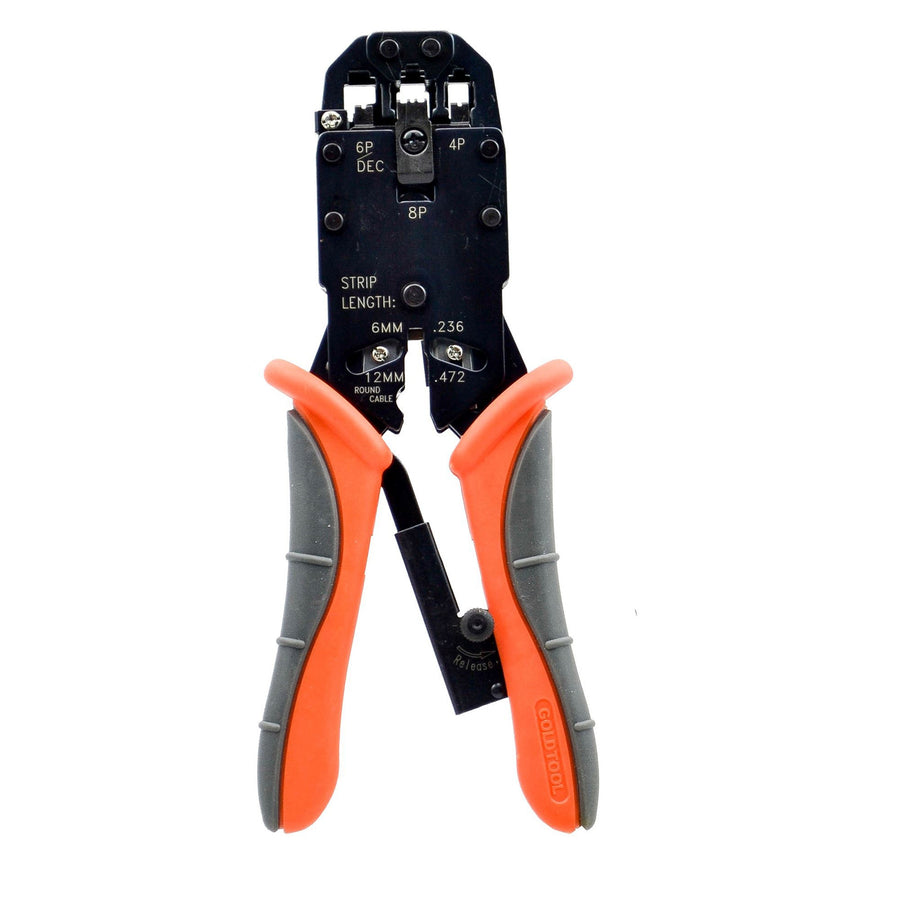 GOLDTOOL TTK-088 - 3 Way Modular Crimping Tool for 8P 6P 4P Tool