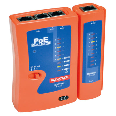 GOLDTOOL TCT-102 - Combo POE- & Kabeltester.