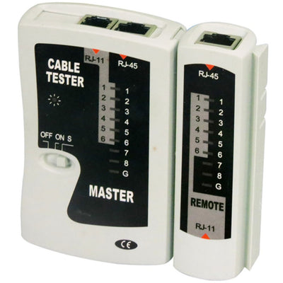 GOLDTOOL TCT-108 – RJ45 LAN-Datenkabeltester Prüfen Sie schnell und einfach die Kabelkontinuität mit sofortiger LED