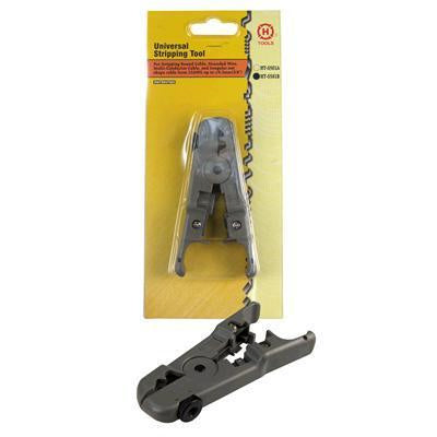 HANLONG CT-S501B - UTP/STP Universal Cable Cutter & Stripper w/ Thumb Screw for Adjusting Blades.