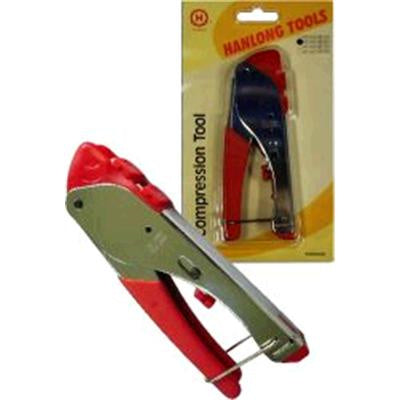 HANLONG CT-H518 - Compression Crimp Tool for RG59/RG6 F/BNC & RCA
