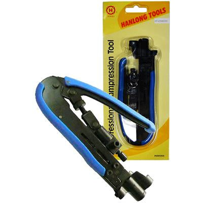 DYNAMIX CT-H548 – Kompressions-Crimpzange für RG59/RG6 F/BNC/RCA & RG11 F