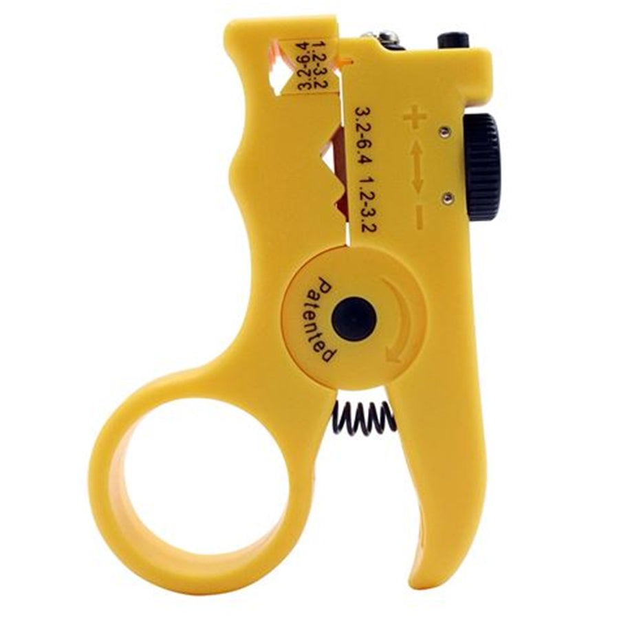 HANLONG HT-340B - Mini Adjustable Slit & Ring Fiber Stripper. Interchangable & reversible
