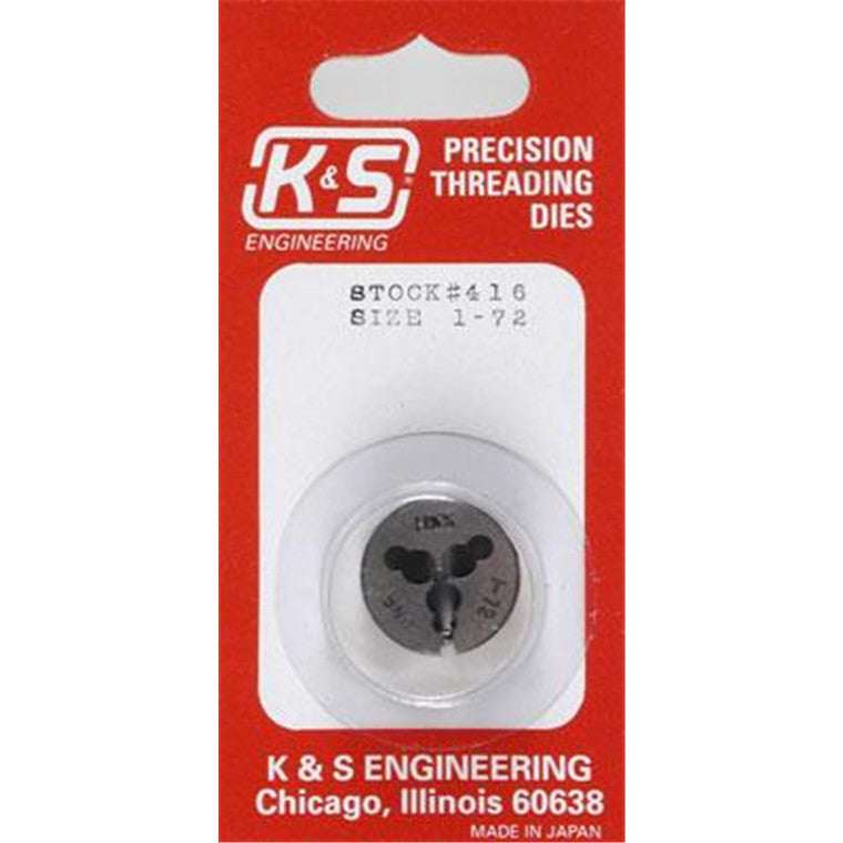 K&S 11-418 - ** K&S THREADING DIE 3-48