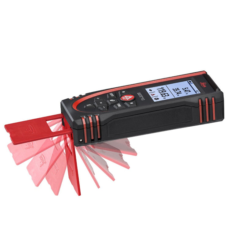 Leica Disto X3 IP65 rated laser distance meter ultra-rugged design 150m measuring range