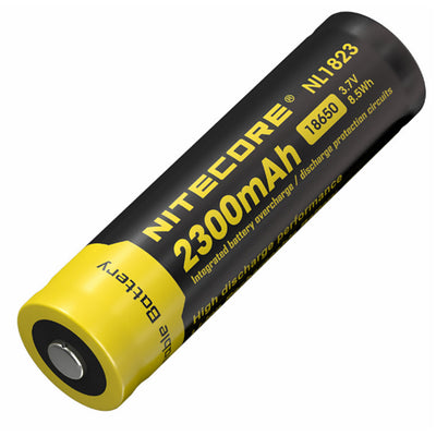 NL1823 - NITECORE LI-ION RECHARGEABLE BATTERY 18650 (3.7v / 2300mAh)