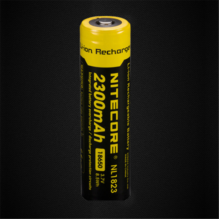 NL1823 - NITECORE LI-ION RECHARGEABLE BATTERY 18650 (3.7v / 2300mAh)