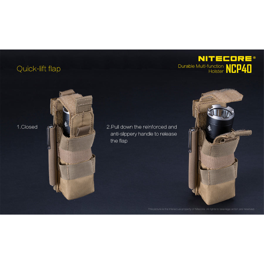 NCP40 - NITECORE HOLSTER FOR TACTICAL TORCH MH27 / MH27UV