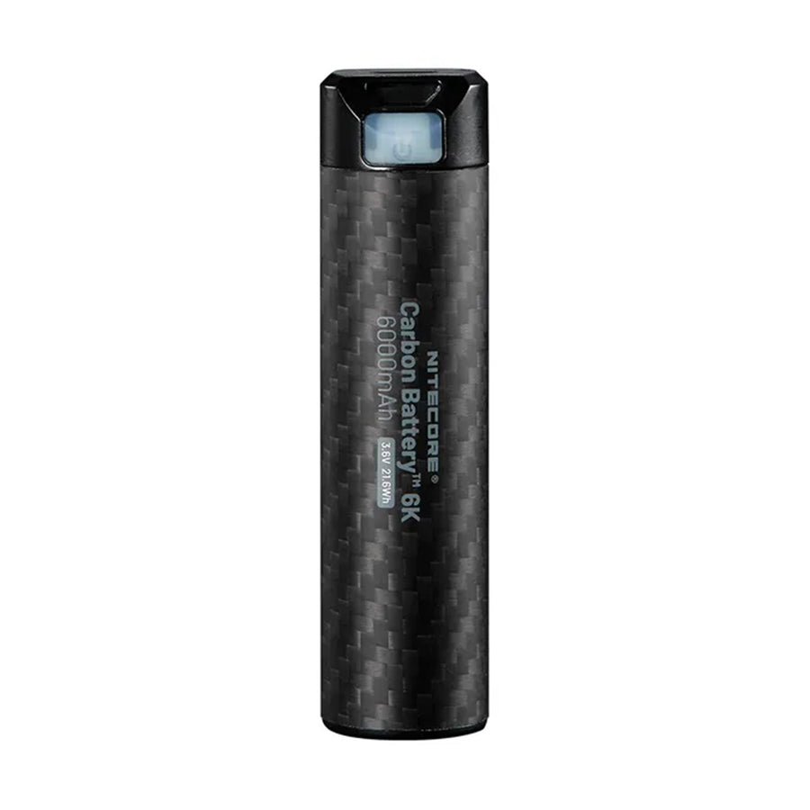 CARBONBATTERY6K - NITECORE LI-ION RECHARGEABLE USB C BATTERY 6000MAH 3.6V