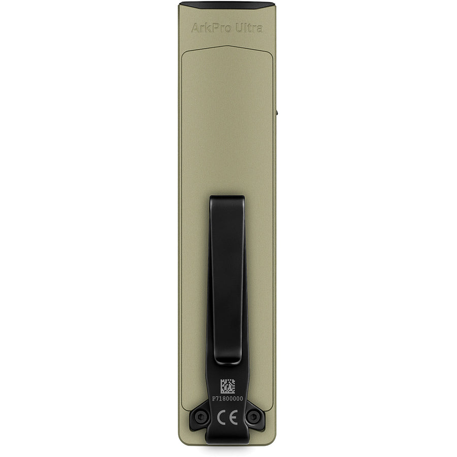 Olight ArkPro Ultra Flat Unibody EDC Flashlight (Olive Green CW) 4 Lights, 7 Configurations, UV, 1500 Lumens, 205M Beam, Internal 2000mah Battery