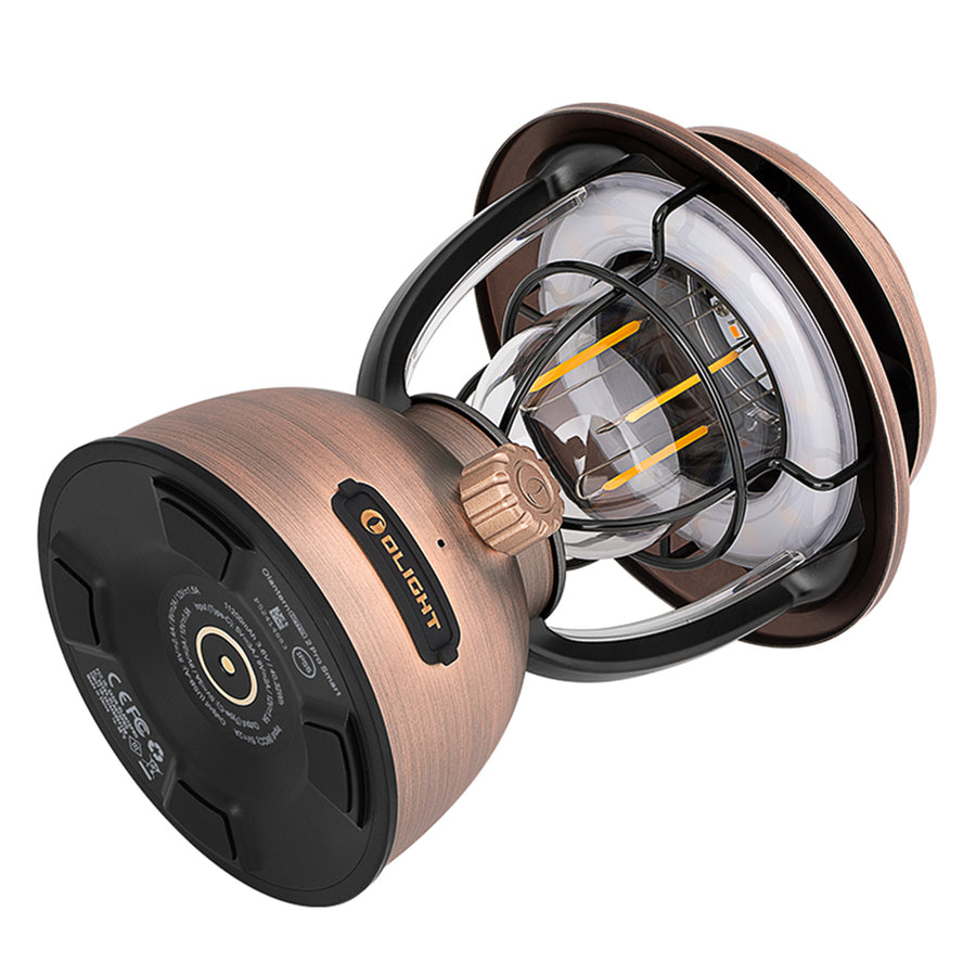 Olight Olantern Classic 2 Pro Smart Lantern Solid Copper Max 9 day Run Time, 11,220MAH Battery, App Control
