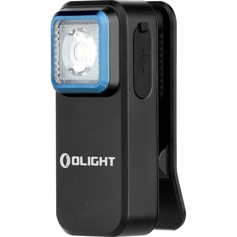 Olight Oclip Clip Light (Black) Dual Light Source, Max 300 Lumen, 70M