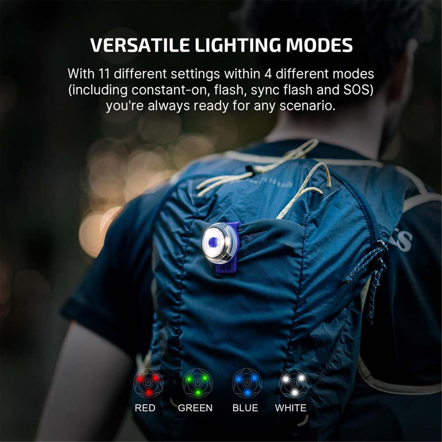 Olight Gober 2 Smart Signal Light (Blue) 11 Settings, 4 Light Modes, USB-C, Built-In Battery