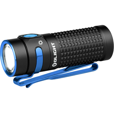Olight Baton 4 Powerful EDC Flashlight (Black) 1300LM, 170M, Brightness Indicator, USB-C