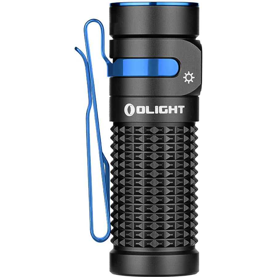 Olight Baton 4 Powerful EDC Flashlight (Black) 1300LM, 170M, Brightness Indicator, USB-C