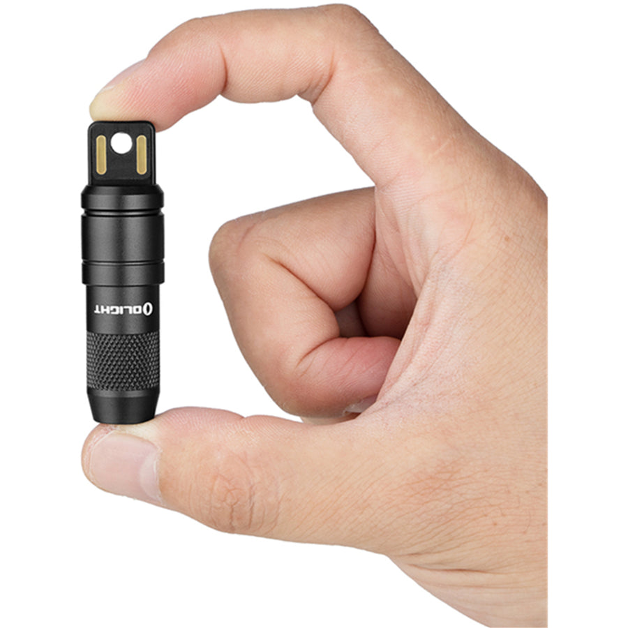 Olight Imini 2 Rechargeable Mini Flashlight (Black) USB Plug-In, Magnetic and Ultra Compact