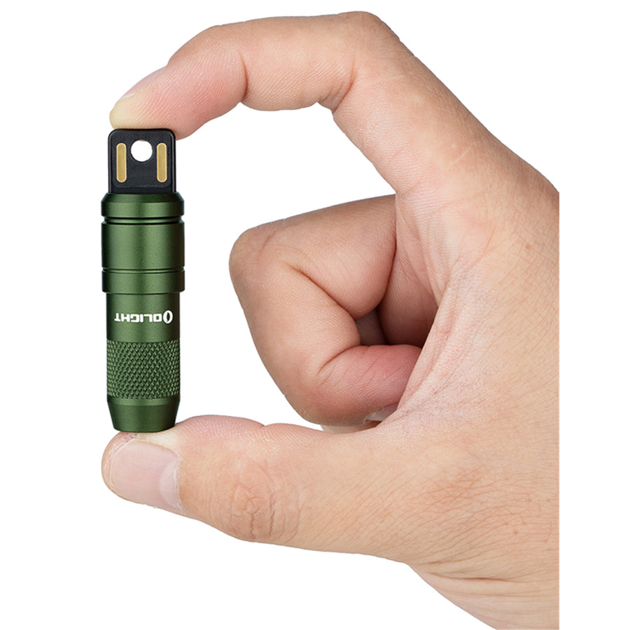 Olight Imini 2 Rechargeable Mini Flashlight (OD Green) USB Plug-In, Magnetic and Ultra Compact