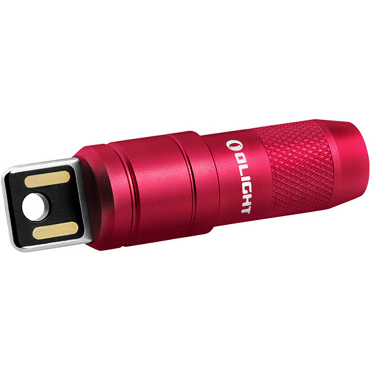 Olight Imini 2 Rechargeable Mini Flashlight (Passionate Red) USB Plug-In, Magnetic and Ultra Compact