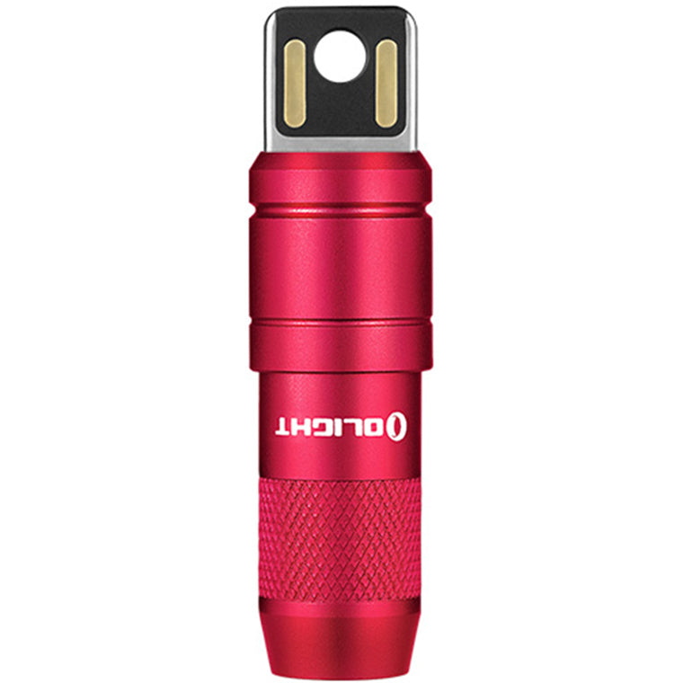 Olight Imini 2 Rechargeable Mini Flashlight (Passionate Red) USB Plug-In, Magnetic and Ultra Compact