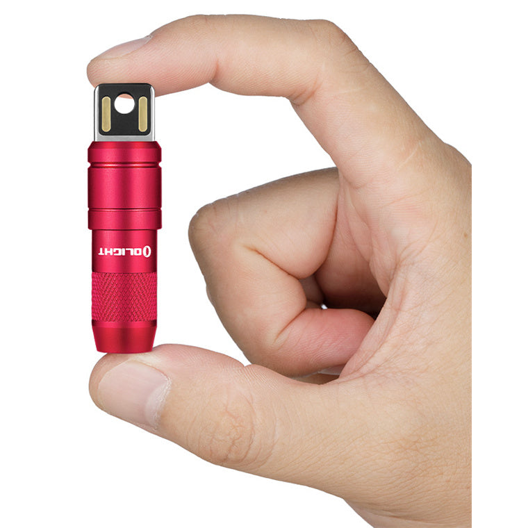 Olight Imini 2 Rechargeable Mini Flashlight (Passionate Red) USB Plug-In, Magnetic and Ultra Compact