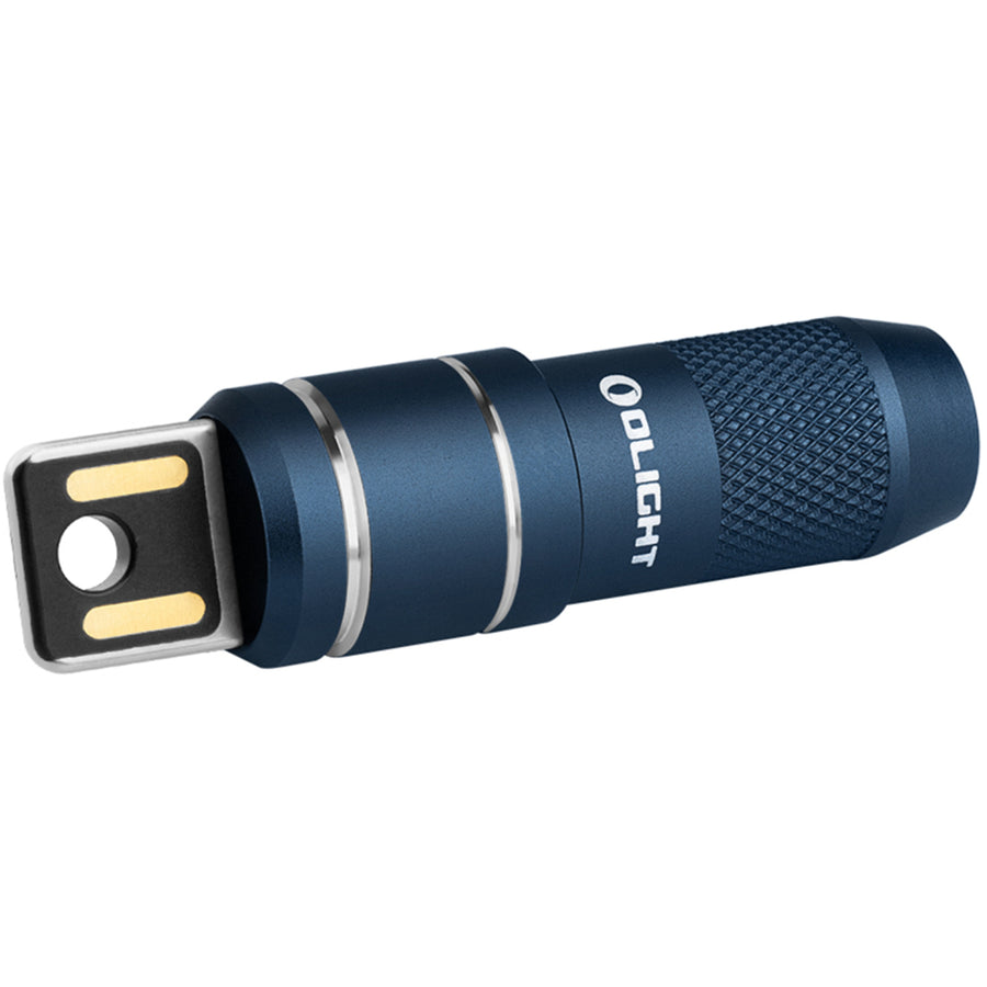 Olight Imini 2 Rechargeable Mini Flashlight (Midnight Blue) USB Plug-In, Magnetic and Ultra Compact