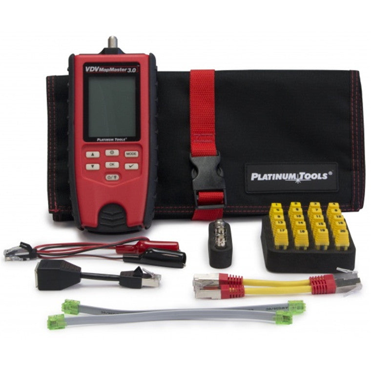 PLATINUM TOOLS T130K1 - VDV MapMaster 3.0 Cable Tester Kit. Kit Includes VDV MapMaster 3.0 Main Unit