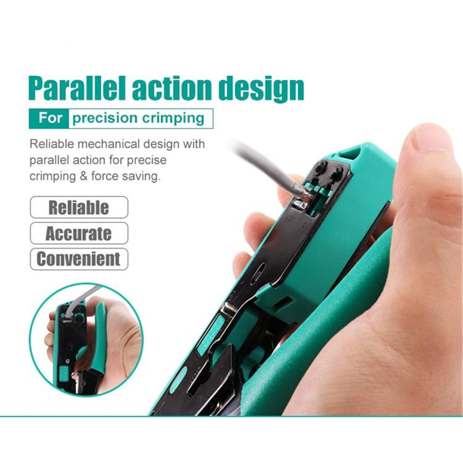 ProsKit CP-333 Modular Plug Network Crimping Tool 6P 8P RJ45 RJ11 RJ12 Cat5e Cat6