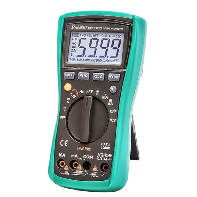 ProsKit MT-1217 3 5/6 Auto Range Digital Multimeter 3999 Counts 1000V 10A