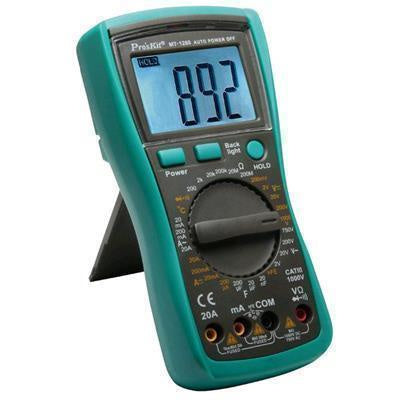 ProsKit MT-1280 3 5/6 Digital True RMS Multimeter, CAT III 1000V, AC True RMS, Large Capacitance Test