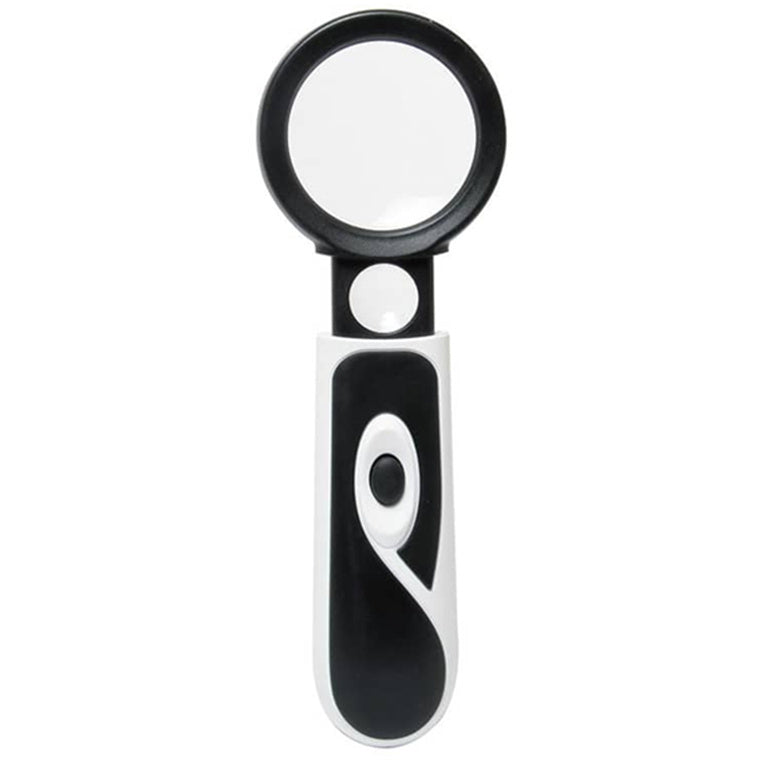 ProsKit MA-023 3.5/20X Handheld LED Light Magnifier Reading Magnifying Glass Lens Jewelry Loupe