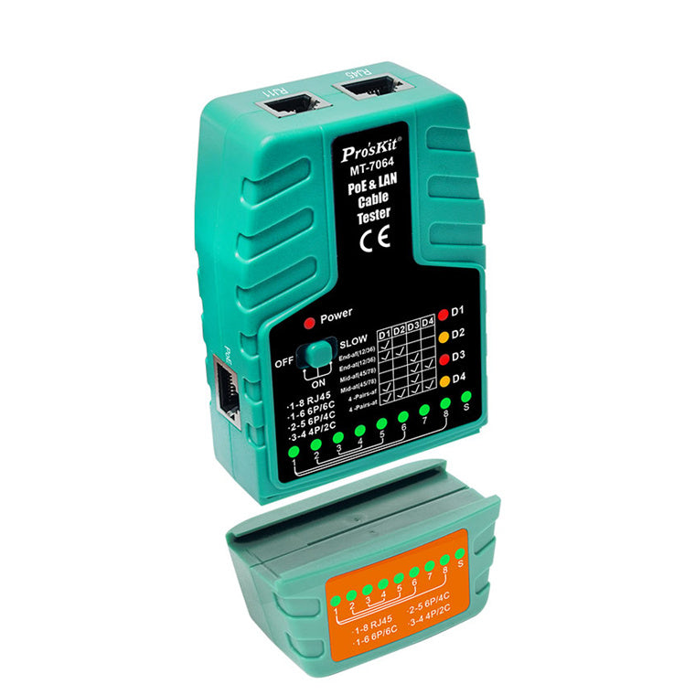 ProsKit MT-7064 PoE & LAN Cable Tester